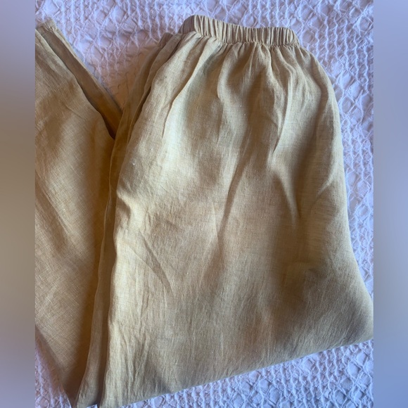 Flax 100% Linen Casual Pants with Pockets - Picture 13 of 16